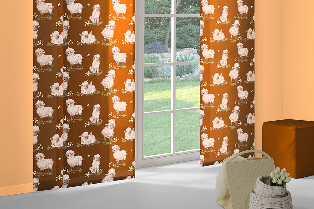 Wärmevorhangstoff - Schäfchenweide