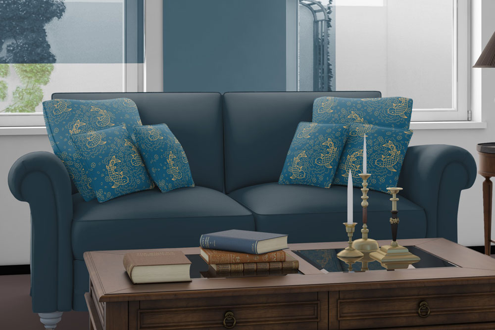 Samtstoff - China-Fische