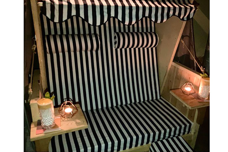 Segeltuch gestreift 2,5 cm