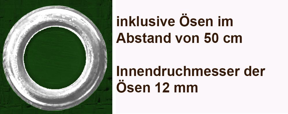 Holzabdeckungsplane 180 g - 1,5 m x 6 m inkl. Ösen