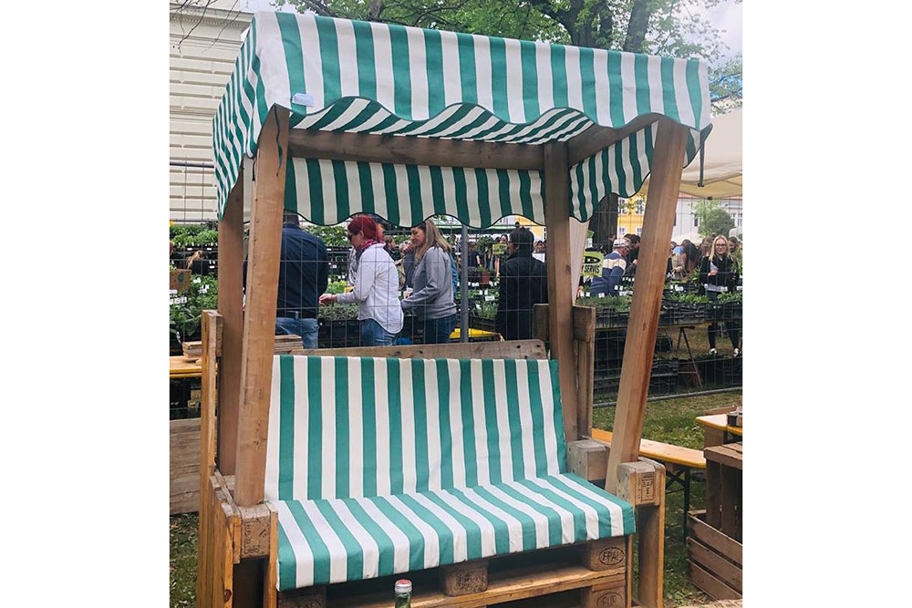 Markisenstoff 160 cm - Spain Sun - Blockstreifen