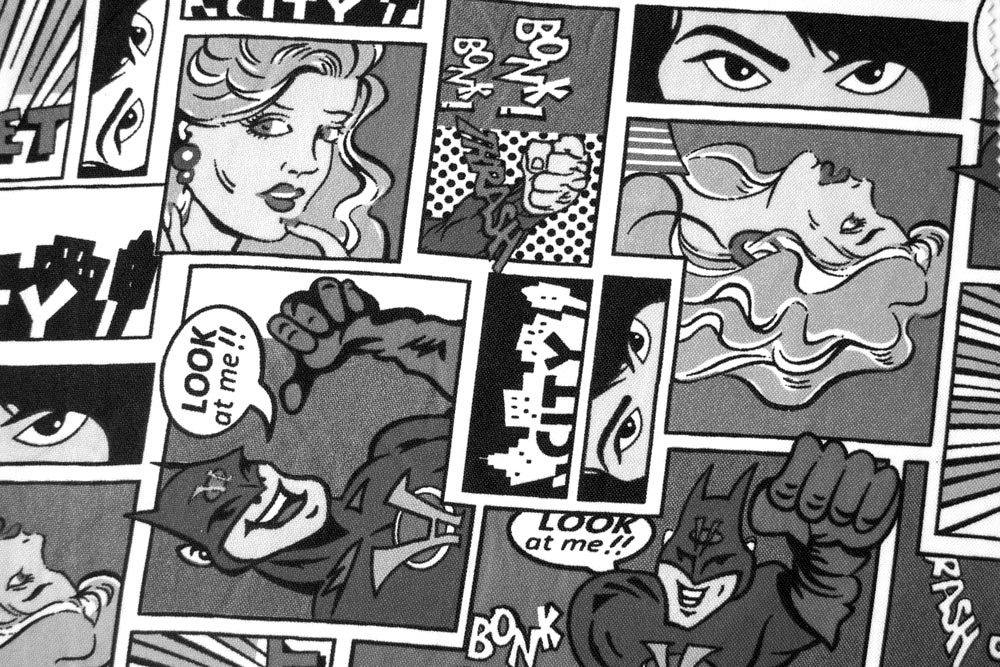 Universalstoff - Comic - Schwarz/Weiß