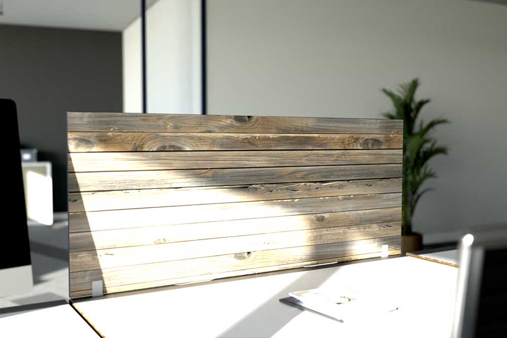 Akustikpaneel Tisch - Holz Vintage - 160 x 50 cm - inkl. Befestigung