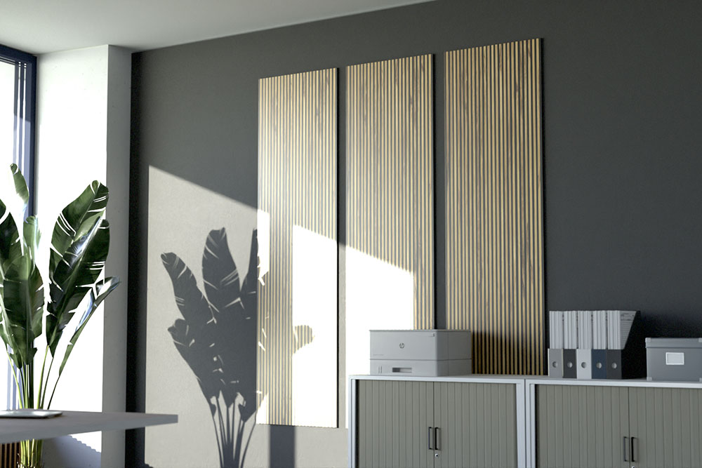 Akustikpaneel Wand - Holz-Paneele - 180 x 70 cm - inkl. Befestigung