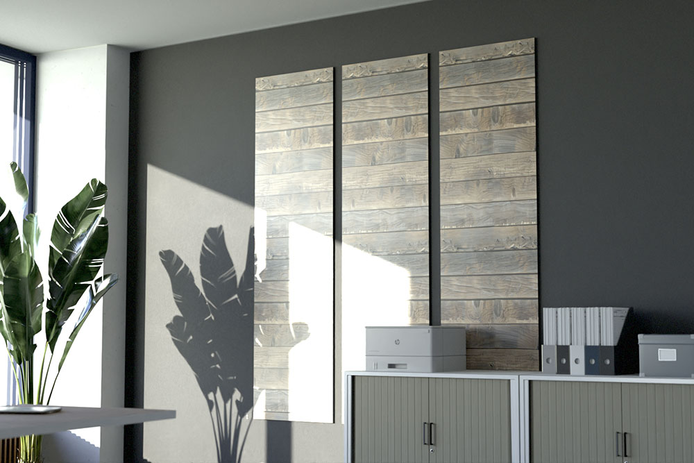 Akustikpaneel Wand - Holz Vintage - 180 x 70 cm - inkl. Befestigung