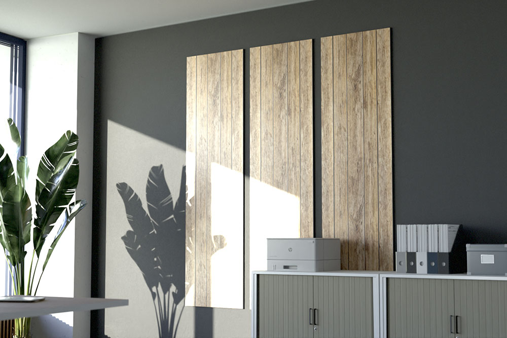 Akustikpaneel Wand - Holzbretter - 180 x 70 cm - inkl. Befestigung