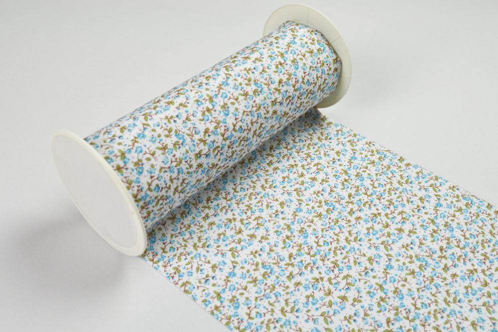Stoffband Millefleur 20 cm - 10 Meter-Rolle