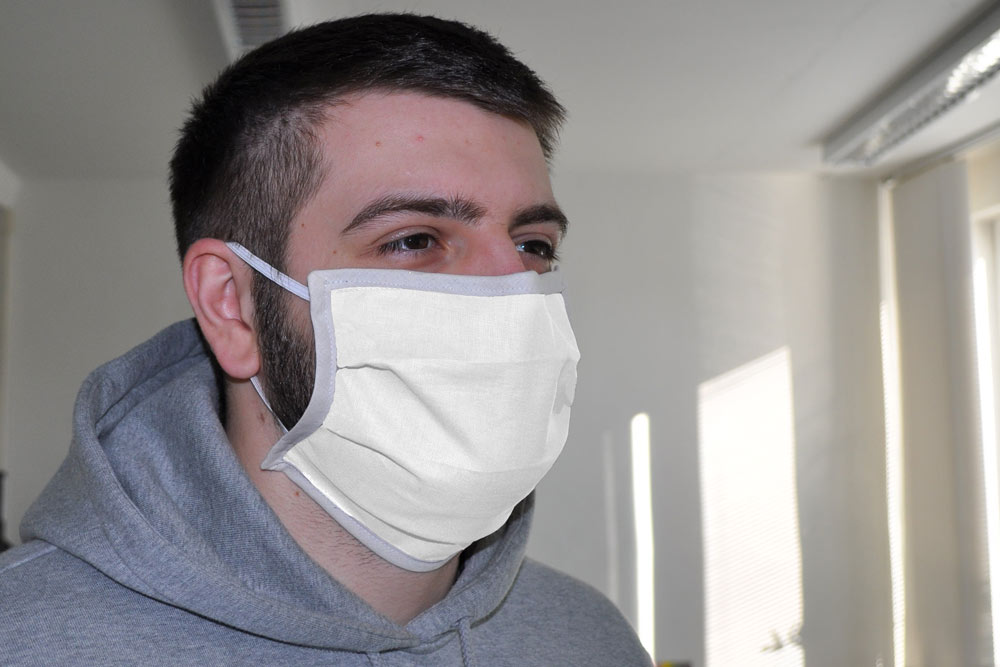 Baumwoll-Mundschutzstoff - kochfest