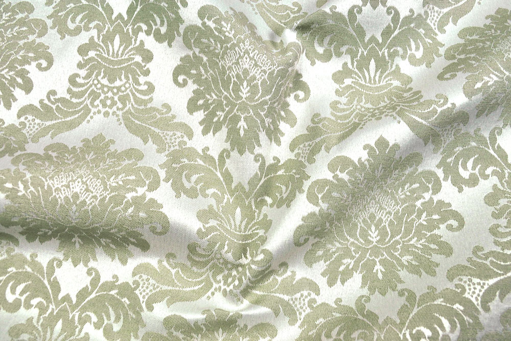 Jacquard-Dekostoff - Herzogin Victoria - Creme