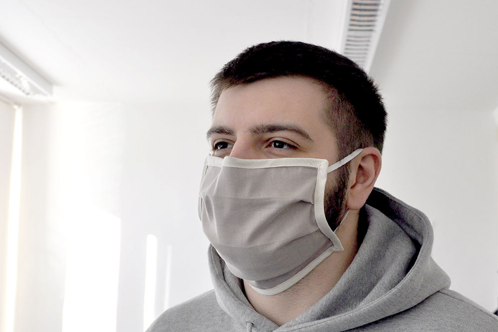 Baumwollstoff - Mundschutz