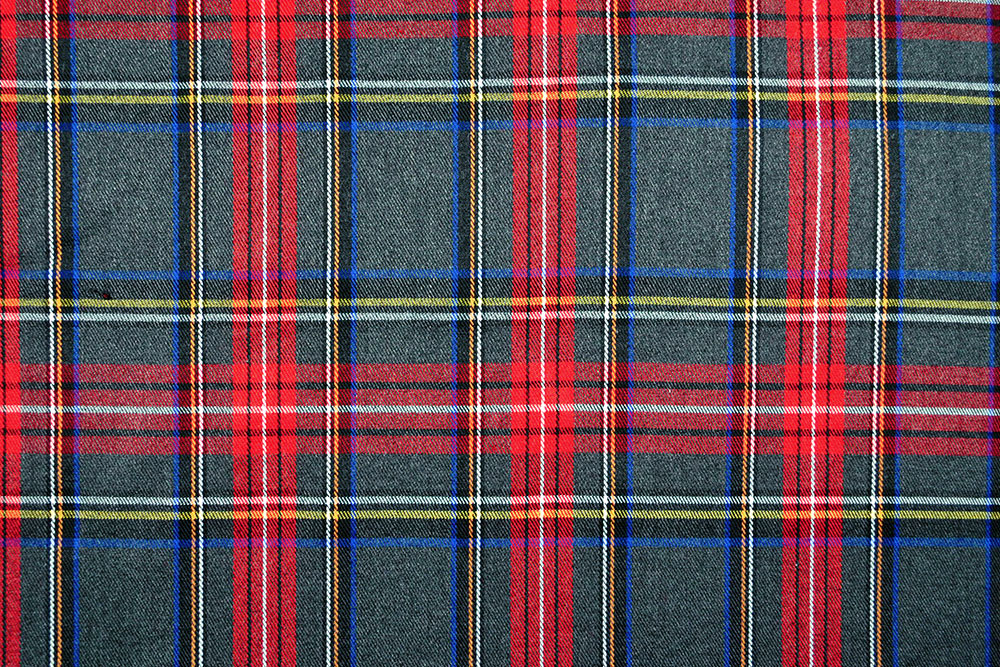 Schottenkaro Sherwood - Grau/Rot