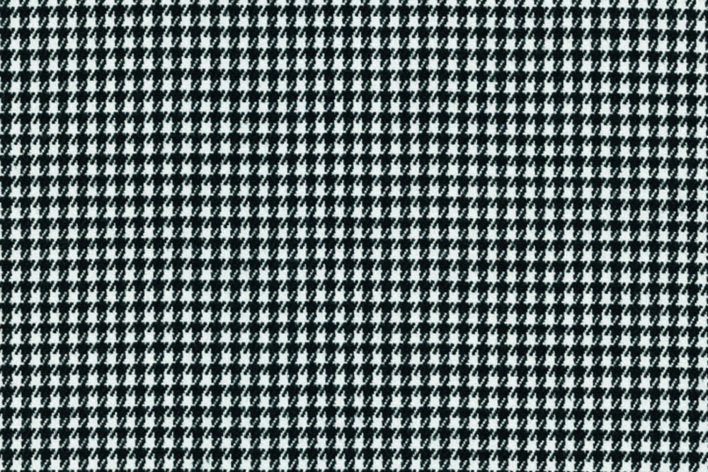 Klassik-Stoff Hahnentritt - Schwarz/Weiß