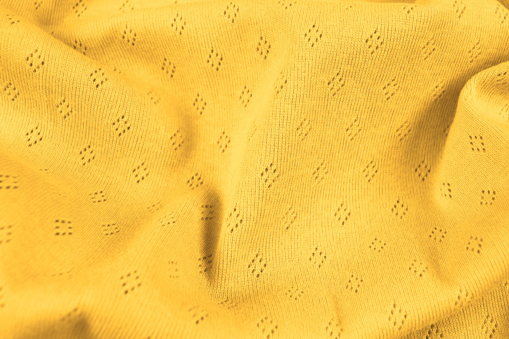 Ajour-Muster Raute - Jersey - Uni