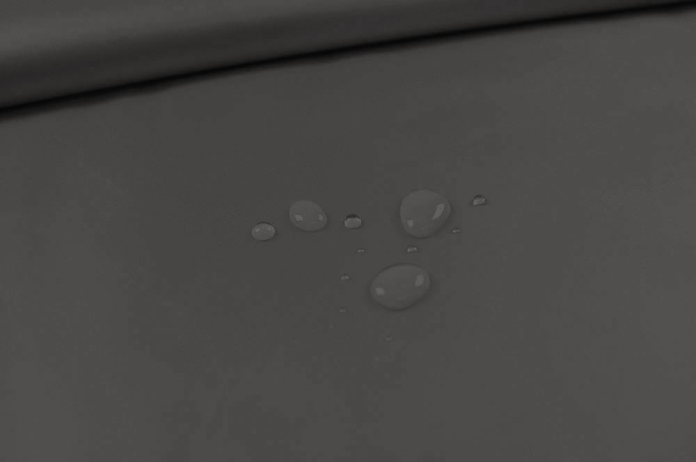 Sport-Stoff - wasserabweisend - Uni - Dunkelgrau - 2,0 Meter