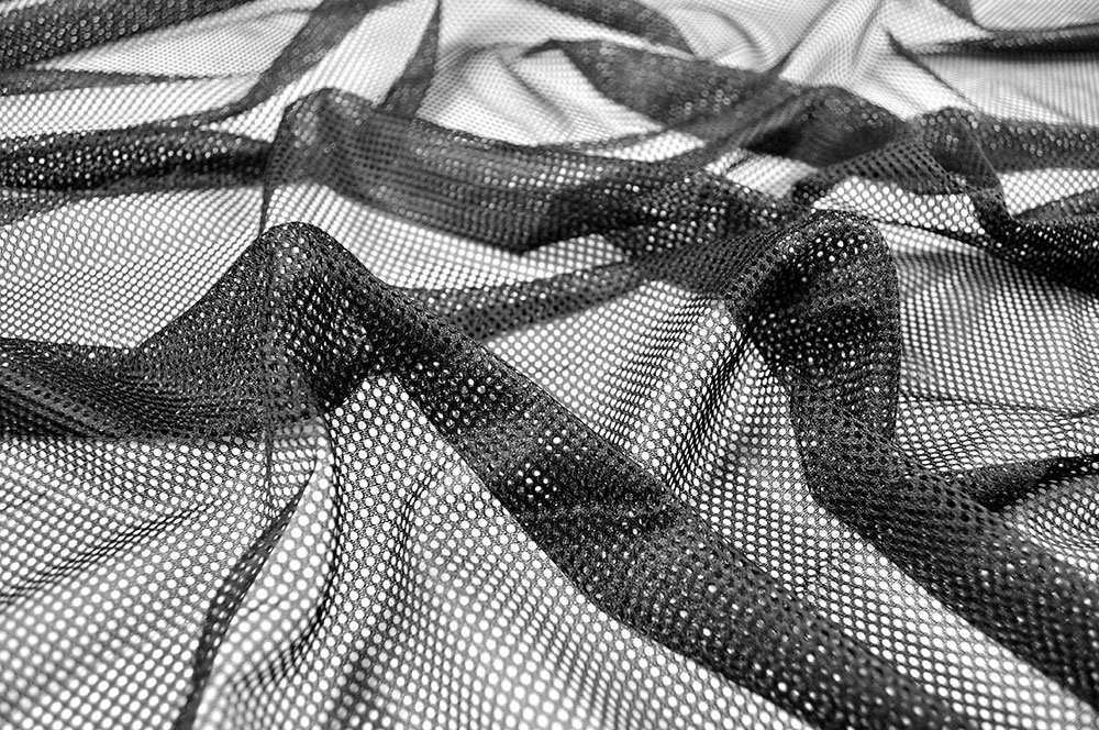 Taschen-Netzstoff - Schwarz