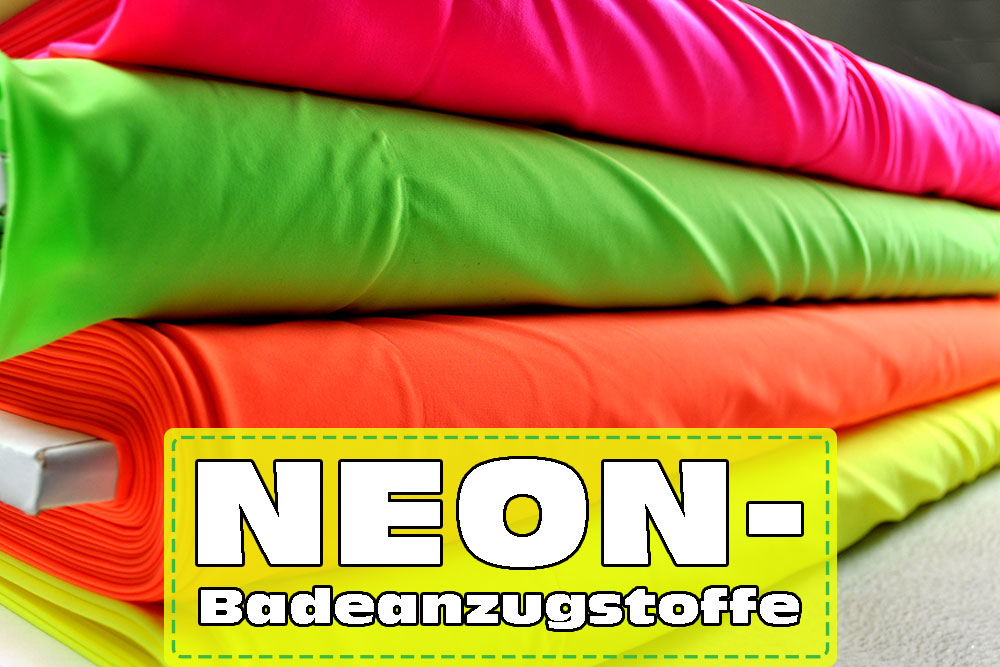 Badeanzugstoff Neon-Stretch
