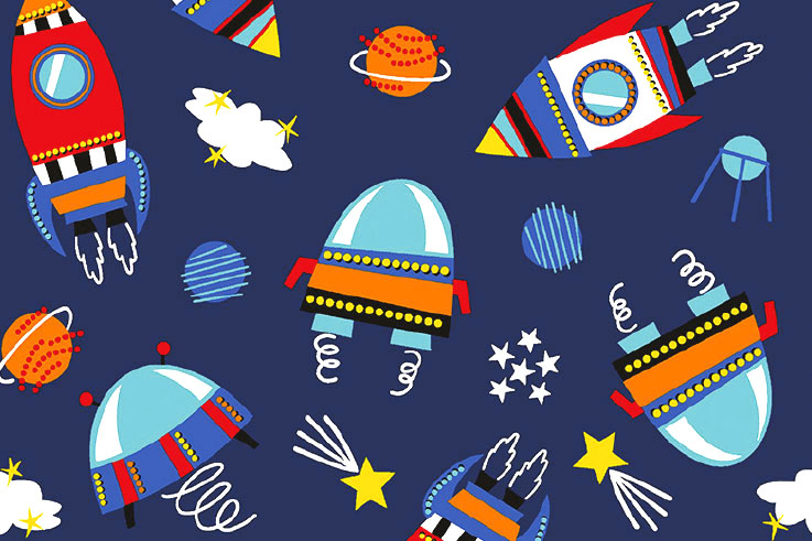 Jersey - Ufo-Jagd - Nachtblau