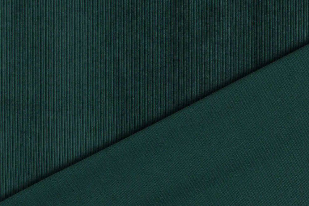 Feinripp-Cordjersey - Uni