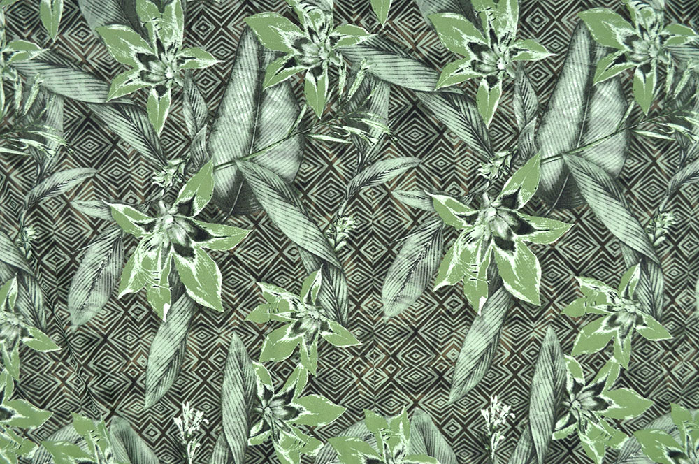 Badeanzugstoff - Green Dream