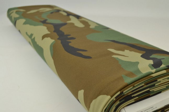 Badeanzugstoff - Camouflage