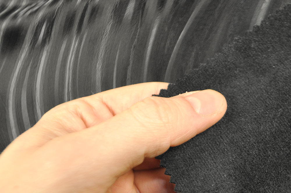 Lederimitat Soft-Stretch - 3D-Wellen