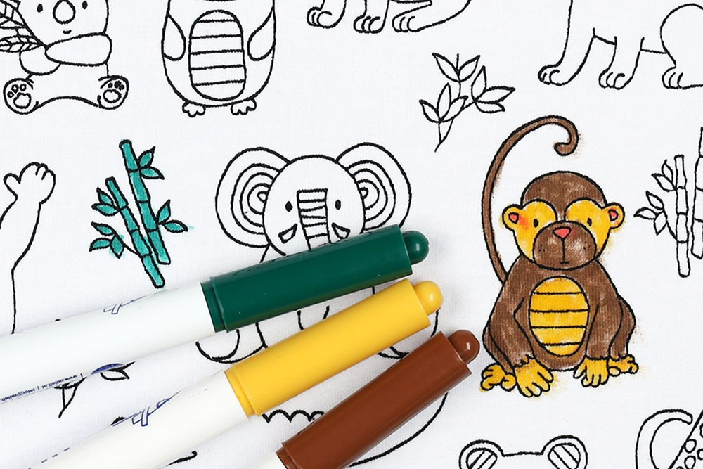 Ausmal-Jersey - Cute Zoo