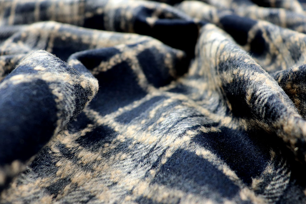 Mantelstoff - Hunter - Nachtblau