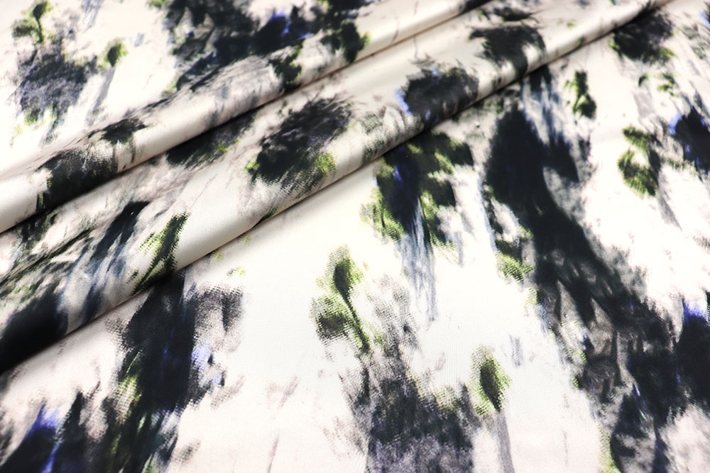 Stretch Satin - Impressionist Garden