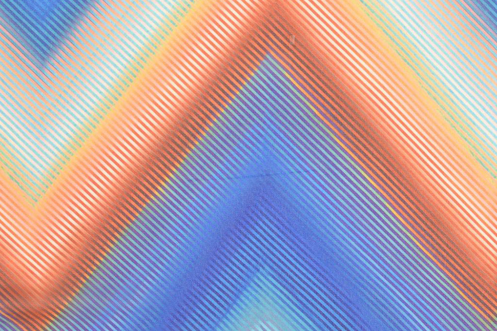 Chiffon Digitaldruck - Blue Makawi