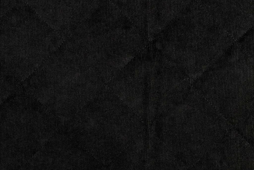 Cord-Stepper wasserabweisend - Schwarz