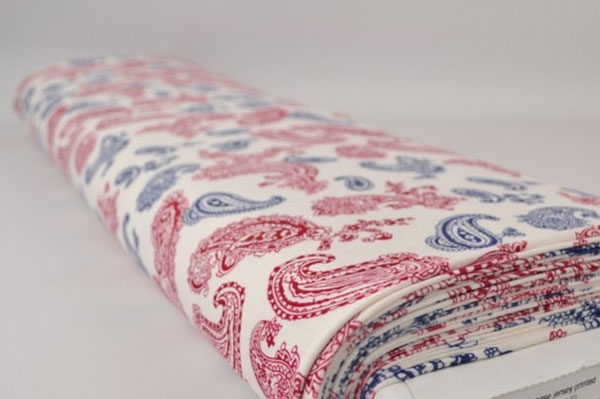 Viskosejersey - Paisley Manchester