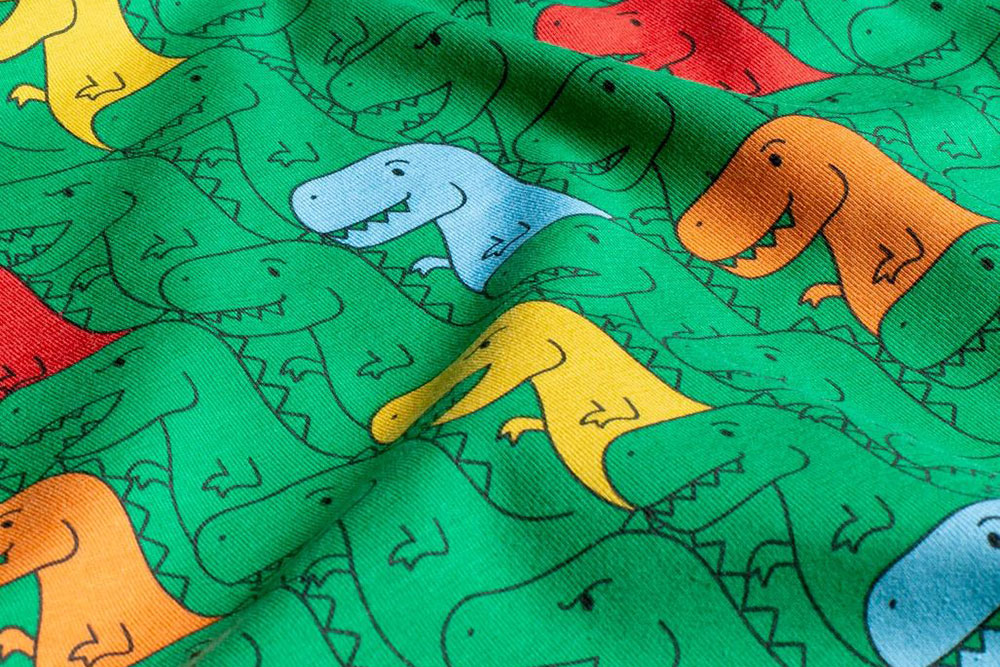 Baumwolljersey - Dino World