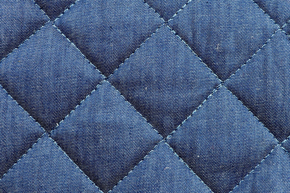 Jeans-Stepper mit Flausch-Rückseite