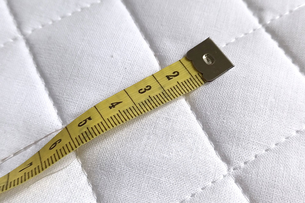 Baumwoll-Steppfutter - Weiß