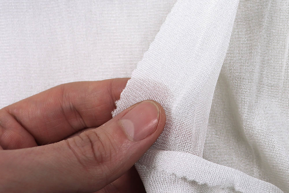 Seiden-Futter - Weiß