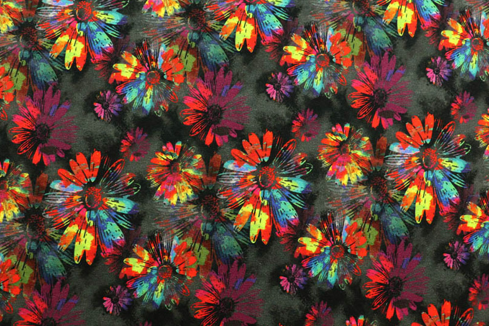 Alpenfleece Digital - Colour Flower