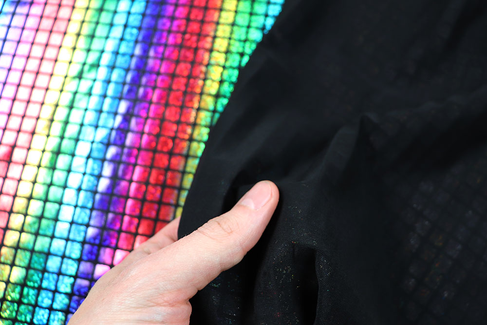 Tanzkleiderstoff - Rainbow-Karo