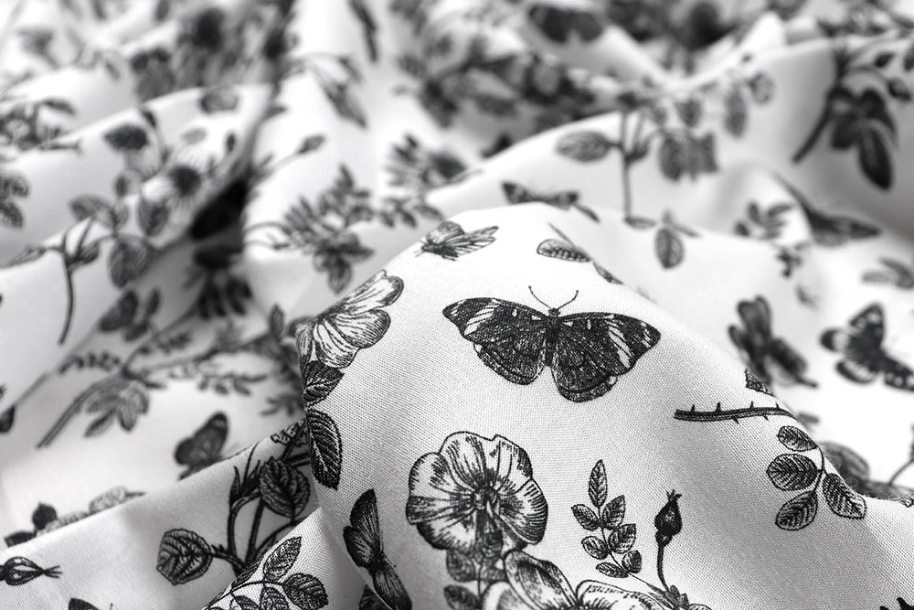 Viskosestoff - Toile Butterfly