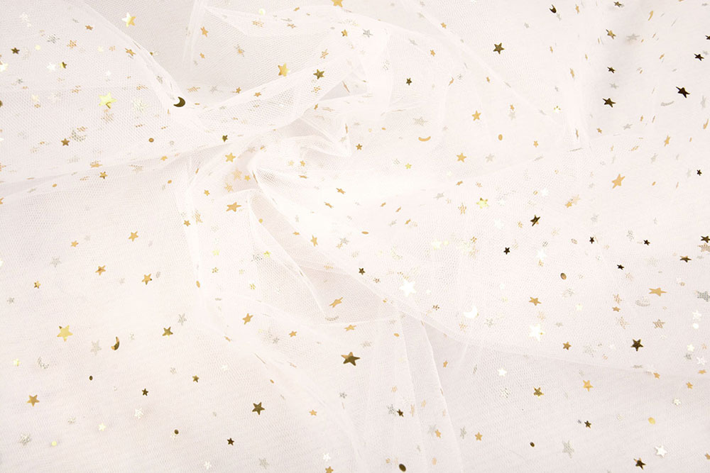 Feintüll - Sternchen