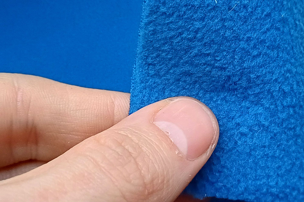 Softshell - Jackenstoff - Blau