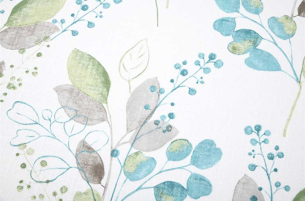 Ramie-Stoff - Eukalyptus - Blau