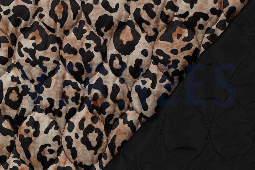 Samt-Steppstoff - Leo