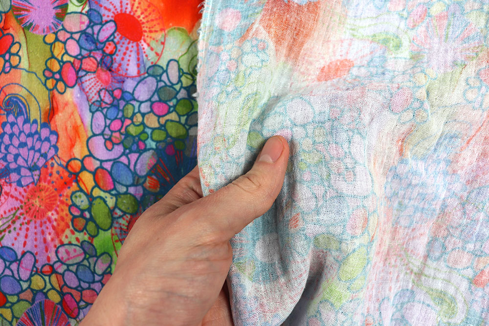 Musselin - Abstract Flowers