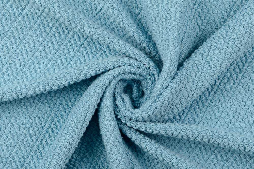 Frottee-Strick - Aqua