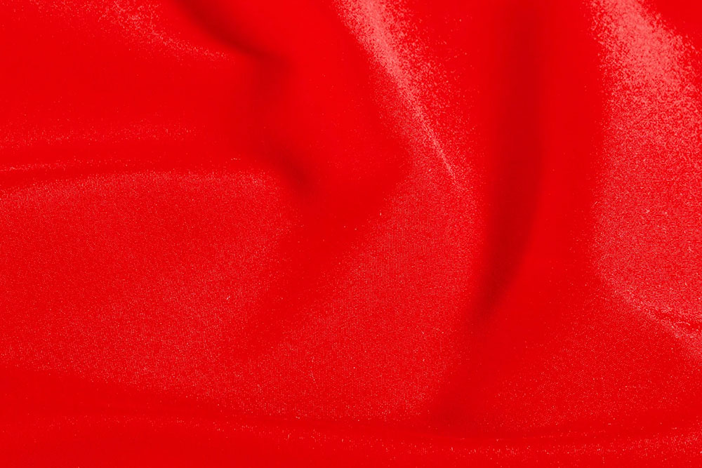 Badehosen Stoff - Uni - Rot