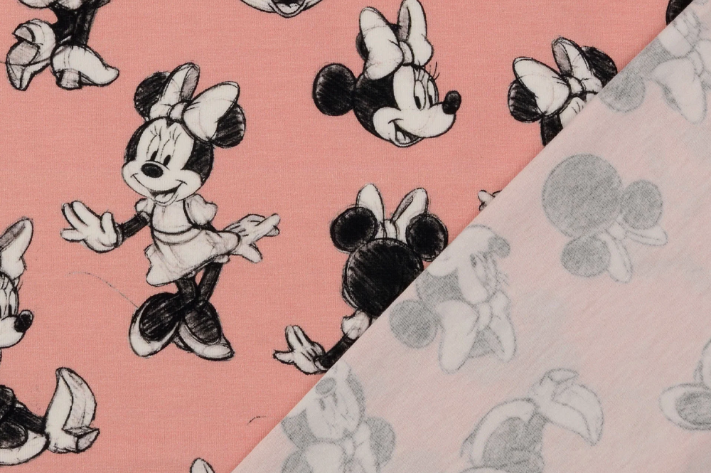 Baumwolljersey - Minnie Mouse
