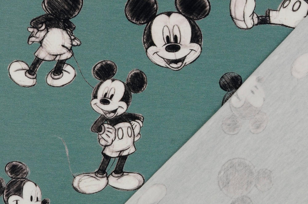 Baumwolljersey - Mickey Mouse