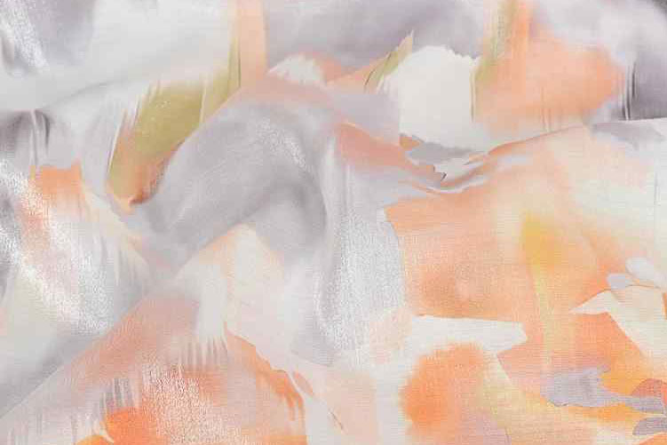 Viskose-Glanz - Faded Flower