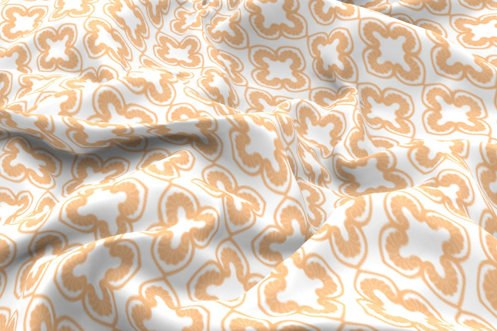 Blackout - permanent schwer entflammbar - Barock-Garten II