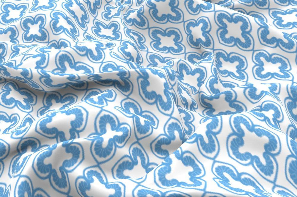 Blackout - permanent schwer entflammbar - Barock-Garten II